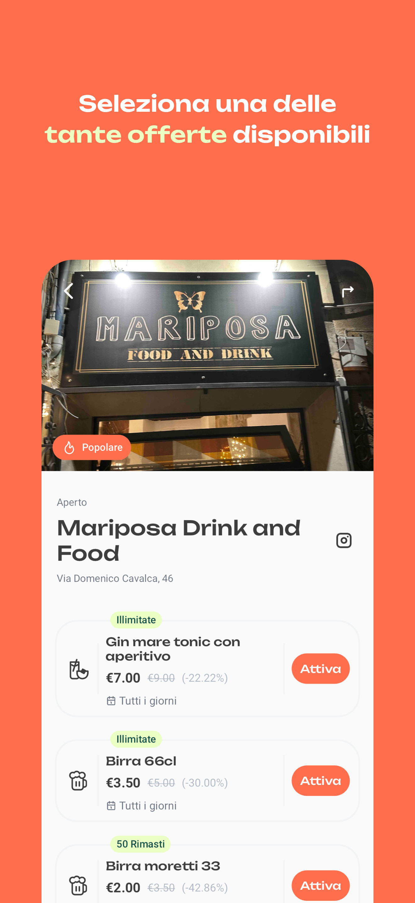 Gestione locale su Steal Drink